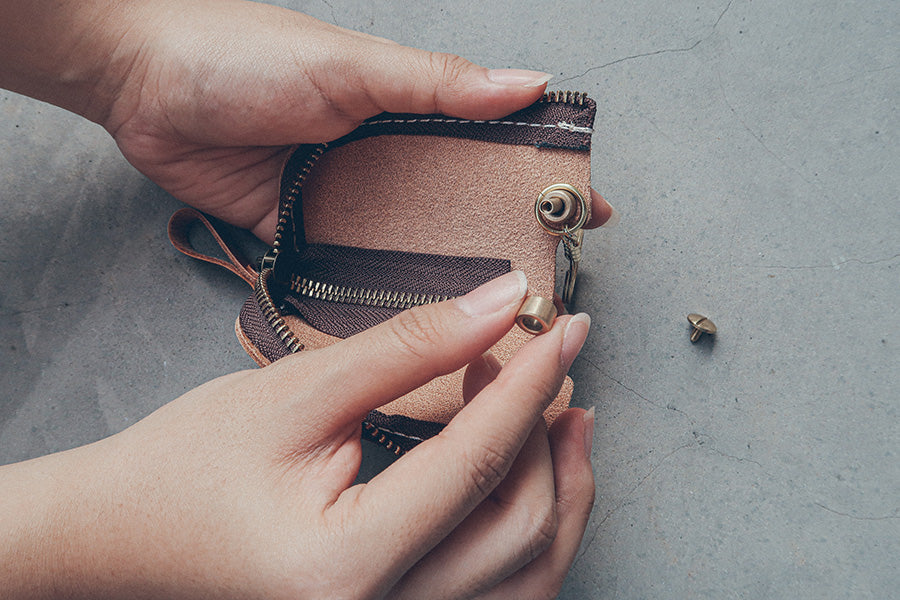 Leather Key Pouch - Keychain by The Messenger by TCCO, The Commandment Co , Singapore Christian gifts shop