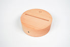 Wood grain LED base for We Love Christian night light