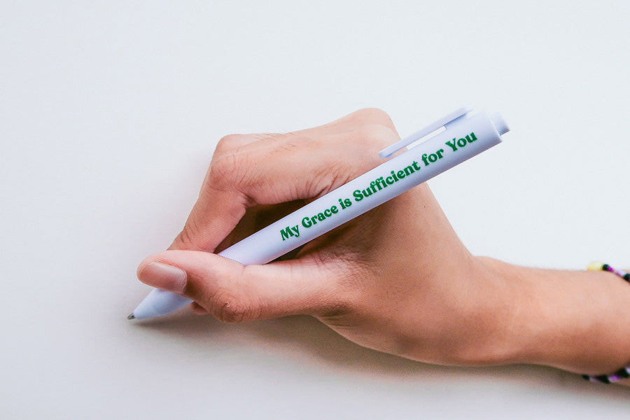 Scripture Pen {Ballpoint Pen} - Brass Pen by The Commandment, The Commandment Co , Singapore Christian gifts shop