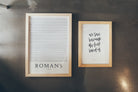 Minimalist Solid Wooden Poster Frame - by The Commandment Co , The Commandment Co , Singapore Christian gifts shop