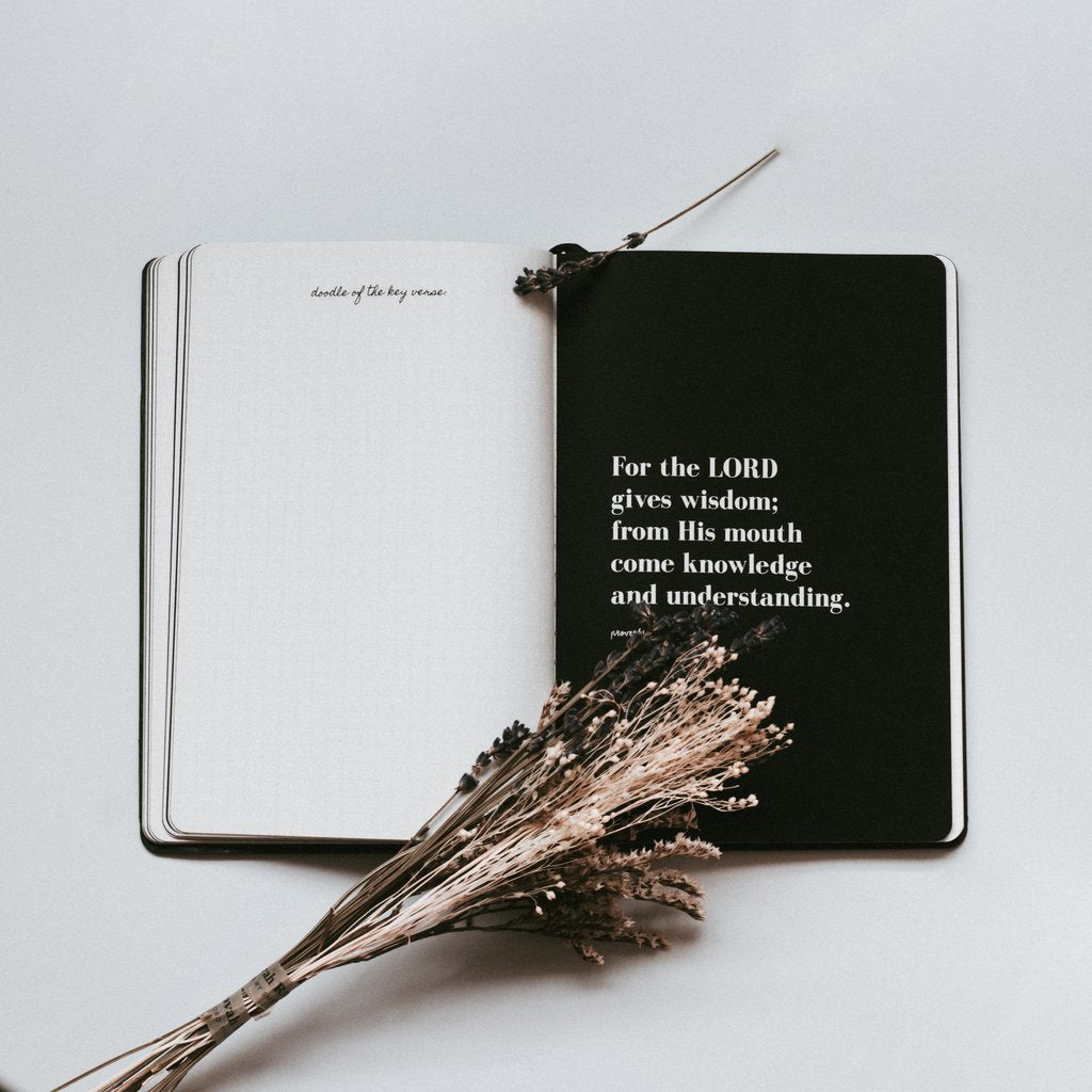 #WORD 2.0 Bible journal open for Scripture study and journalling