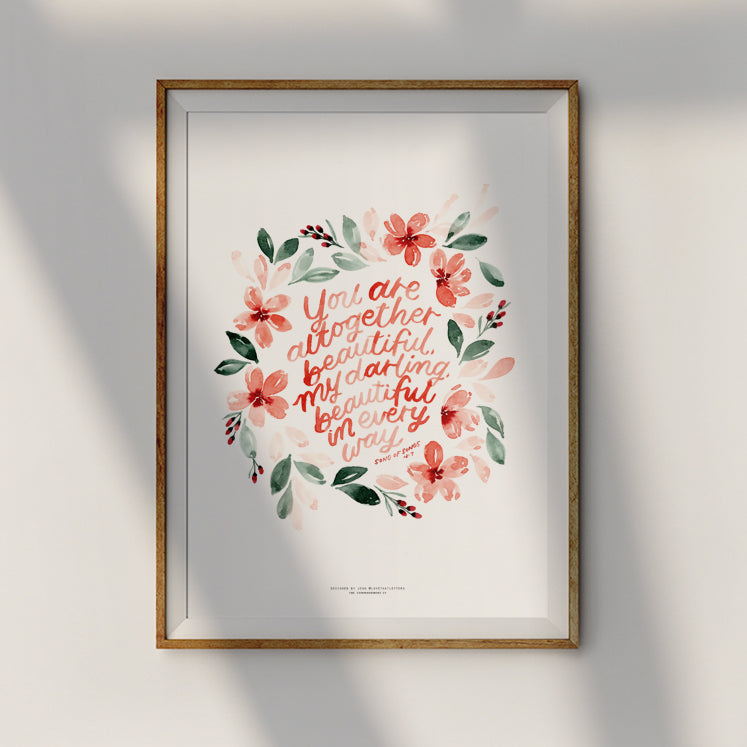 You Are Altogether Beautiful {Poster}