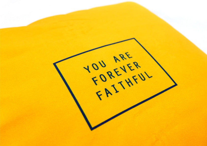 You are forever faithful {Cushion Cover} - Cushion Covers by The Commandment, The Commandment Co , Singapore Christian gifts shop