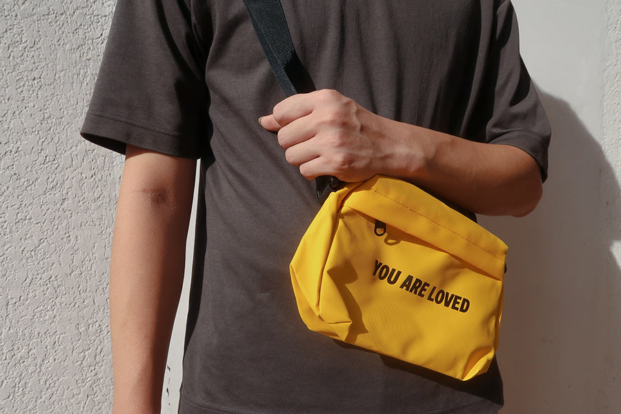 You Are Loved {Sling Bag} - tote bag by The Messenger by TCCO, The Commandment Co , Singapore Christian gifts shop