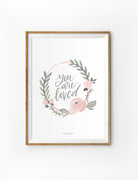 You Are Loved {Poster} - Posters by Small Hours Shop, The Commandment Co , Singapore Christian gifts shop