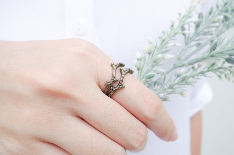 You Are The Branches bronze faith ring, additional product view