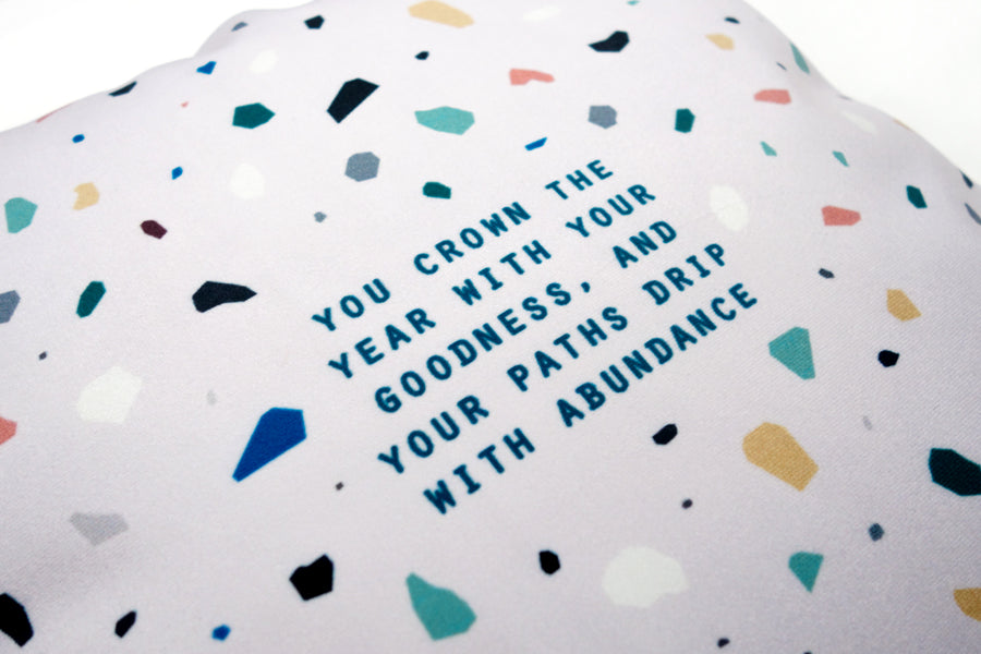 Goodness and Abundance {Cushion Cover} - Cushion Covers by The Commandment Co, The Commandment Co , Singapore Christian gifts shop