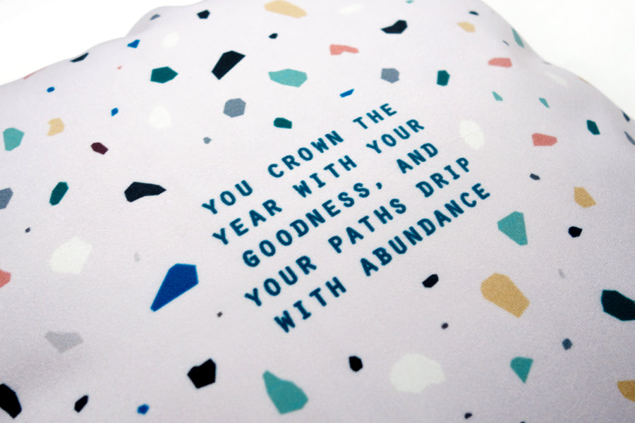 Goodness and Abundance {Cushion Cover} - Cushion Covers by The Commandment Co, The Commandment Co , Singapore Christian gifts shop