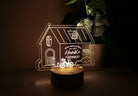 Christian night light featuring the Your Beginnings Will Seem Humble design