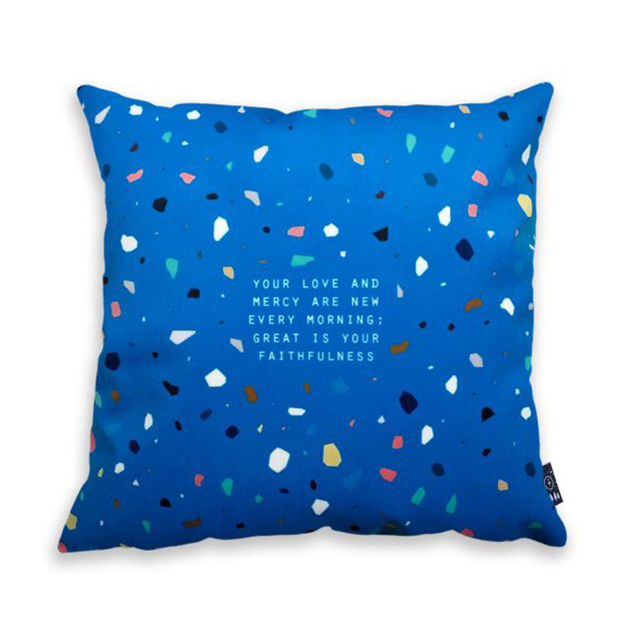 Great Is Your Faithfulness {Cushion Cover} - Cushion Covers by The Commandment Co, The Commandment Co , Singapore Christian gifts shop