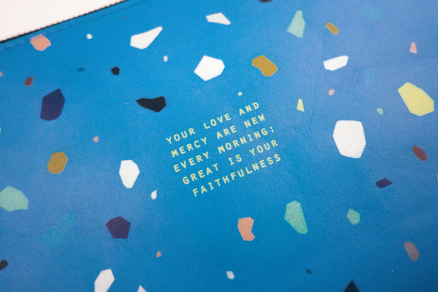 Great Is Your Faithfulness {Pouch} - Pouch by Hey New Day, The Commandment Co , Singapore Christian gifts shop