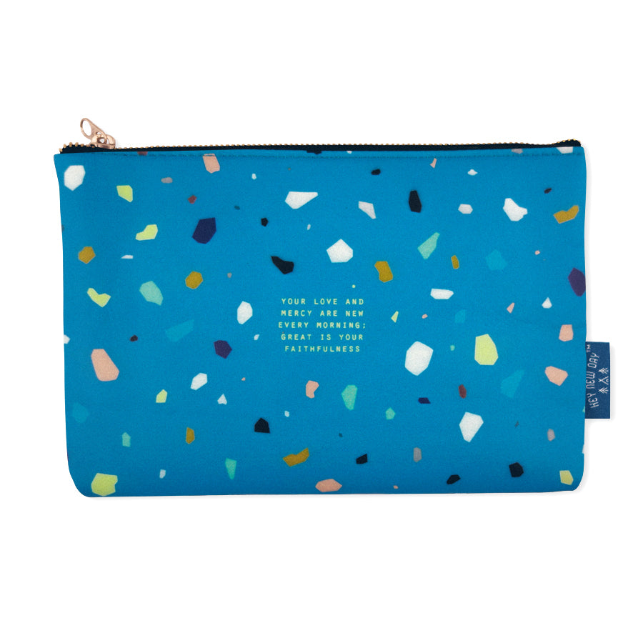 Great Is Your Faithfulness {Pouch} - Pouch by Hey New Day, The Commandment Co , Singapore Christian gifts shop