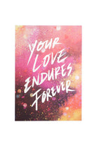 Your Love Endures Forever {Card} - Cards by The Commandment, The Commandment Co , Singapore Christian gifts shop