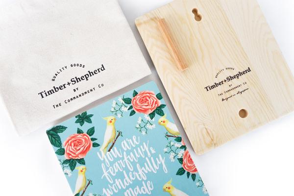 Goodness And Abundance {Wood Board} - Wood Board by Timber+Shepherd, The Commandment Co , Singapore Christian gifts shop