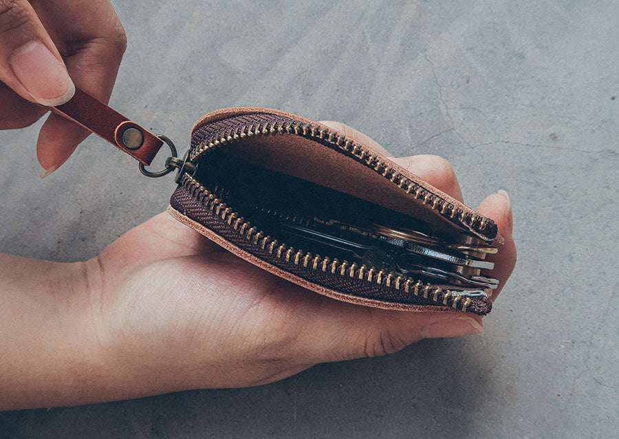 Leather Key Pouch - Keychain by The Messenger by TCCO, The Commandment Co , Singapore Christian gifts shop